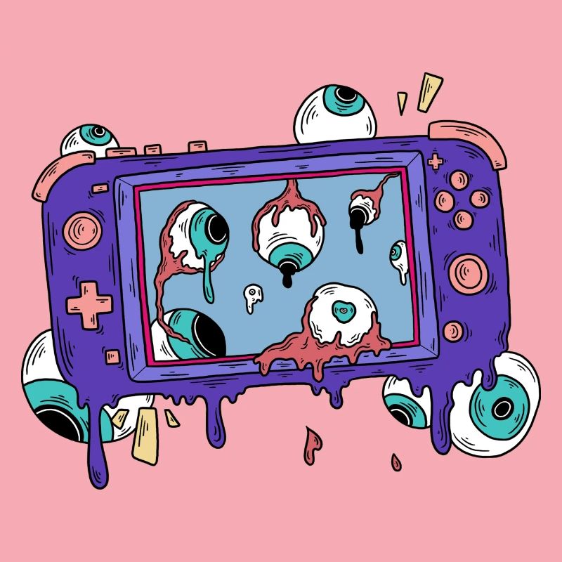 ZOMBIE SPIELEKONSOLE GAME CONTROLLER