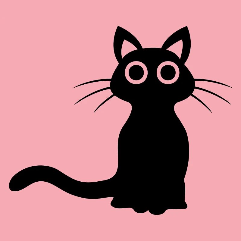Mignon chat noir