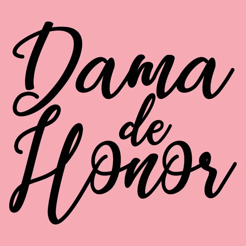Dama de Honor Bridesmaid Team Bride Wedding Gift