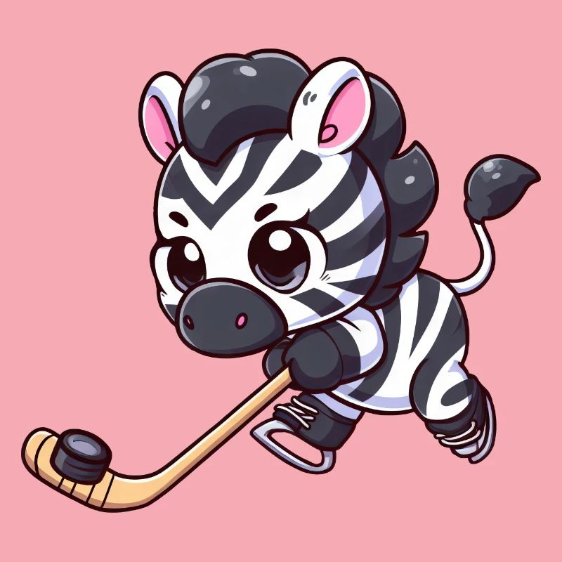Zebra auf dem Eis: Eishockey mal anders!