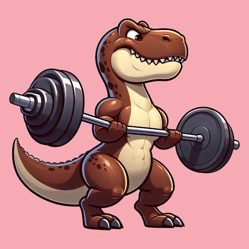 T-Rex with Dumbbell Workout Design