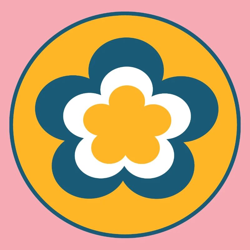 70s Flower Pattern