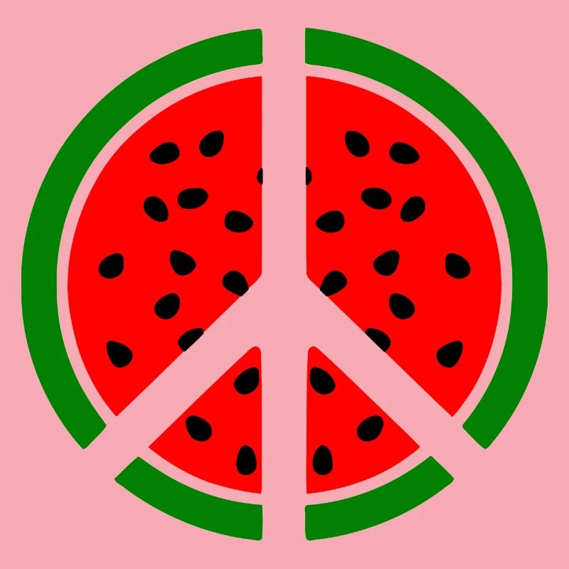 Symbole de paix pastèque