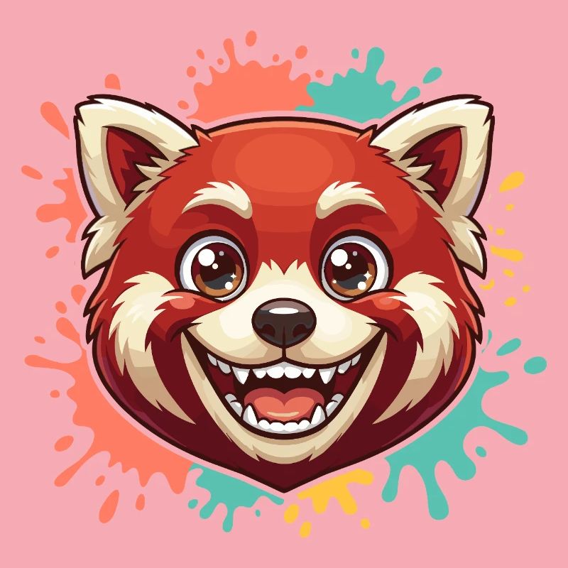 Roter Panda Spritzer
