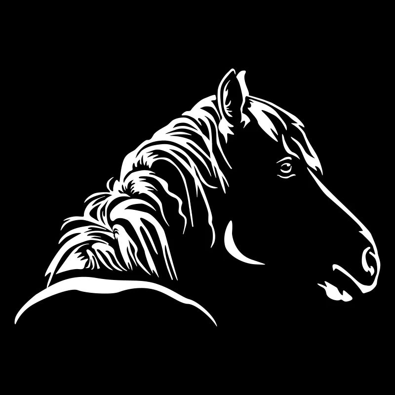 Pferd Kopf "Black Edition"