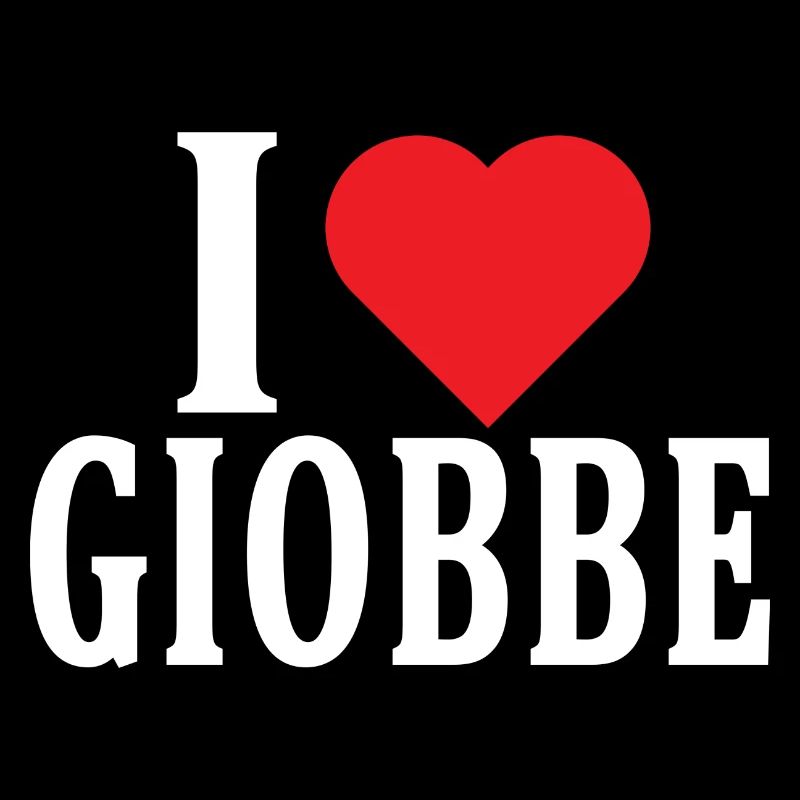 T-Shirt Ich liebe Giobbe T-Shirt Geschenkidee