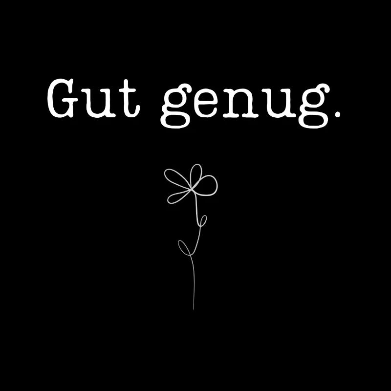 Blume One Line Zeichnung Gut genug