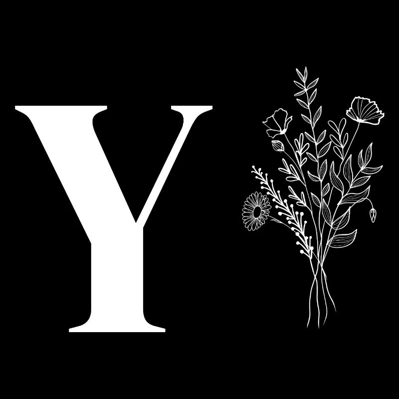 Minimalistische Blumen