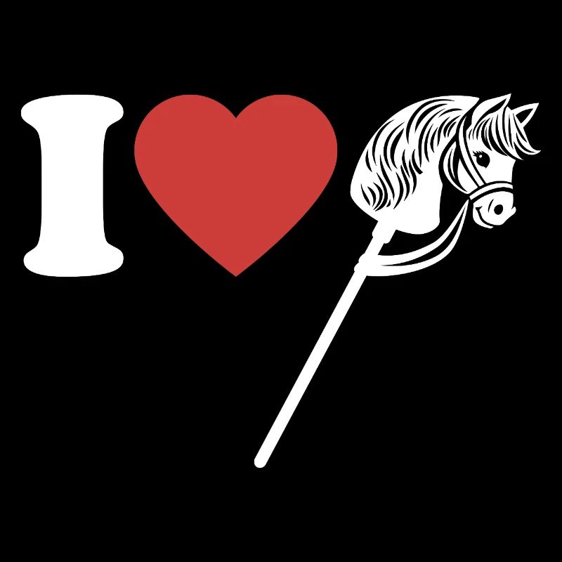 Ik hou van Hobby Horse - Hart - Hobby