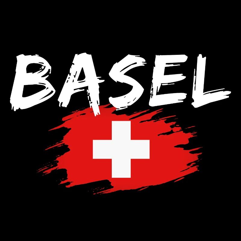 Basel Schweiz Flagge