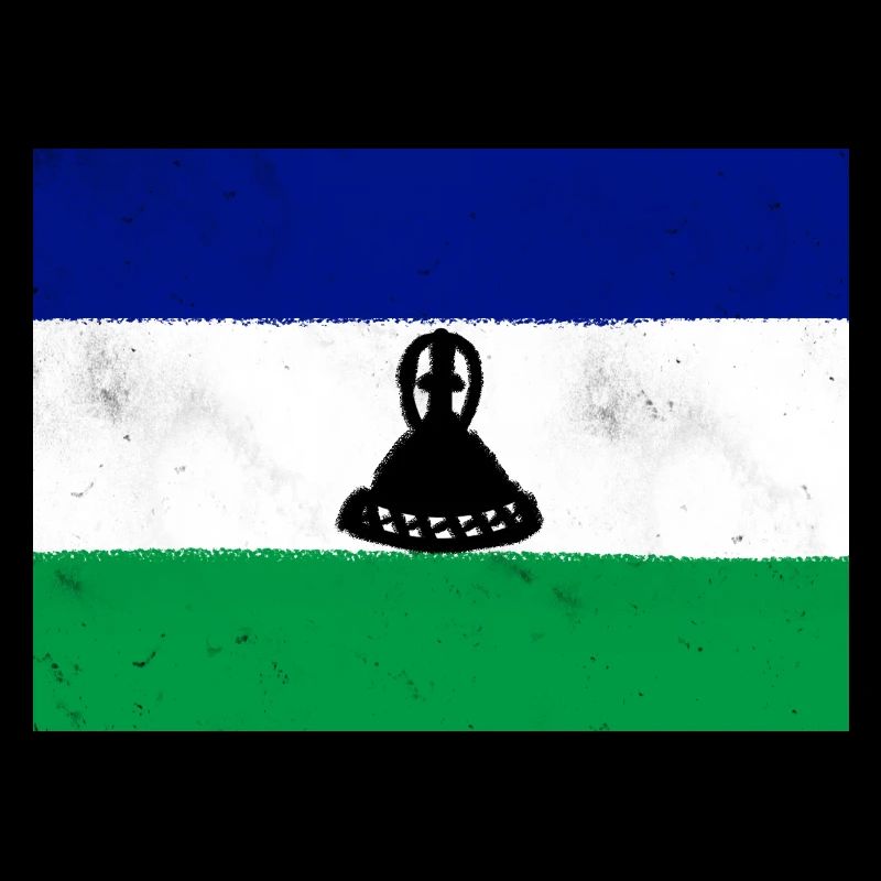 Flagge von Lesotho