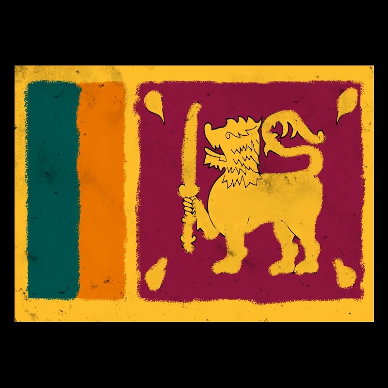 Flagge von Sri Lanka