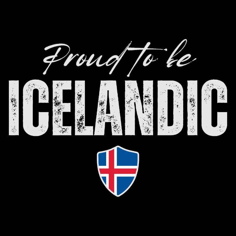 Fierté islandaise, drapeau islandais