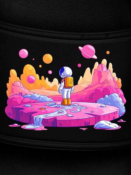 Neon Planet Astronaut