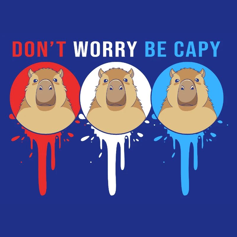 Dont Worry Be Cappy Capybara