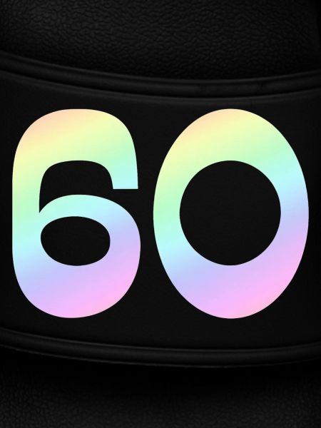 60 Pastel Gradient Numbers