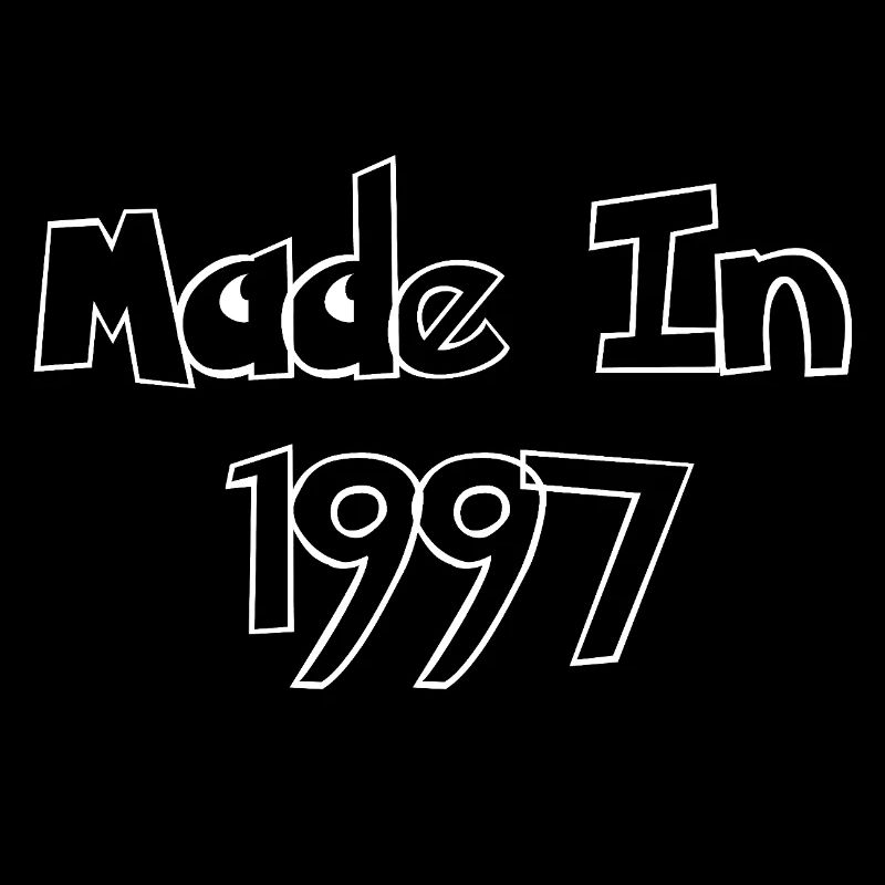 Made in 1997 Retro Outline