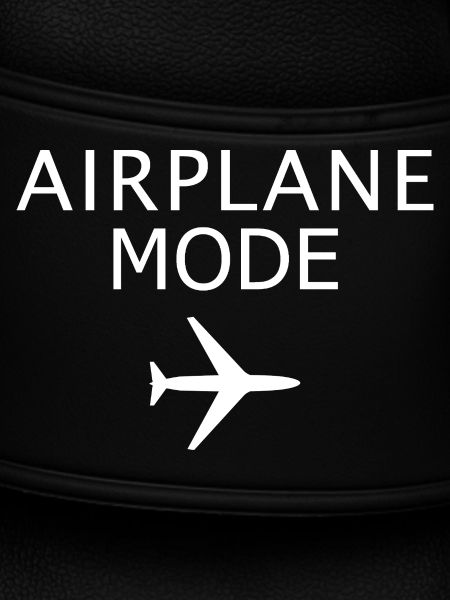 Flugzeugmodus aktivierter Flugmodus Luftfahrtkunst