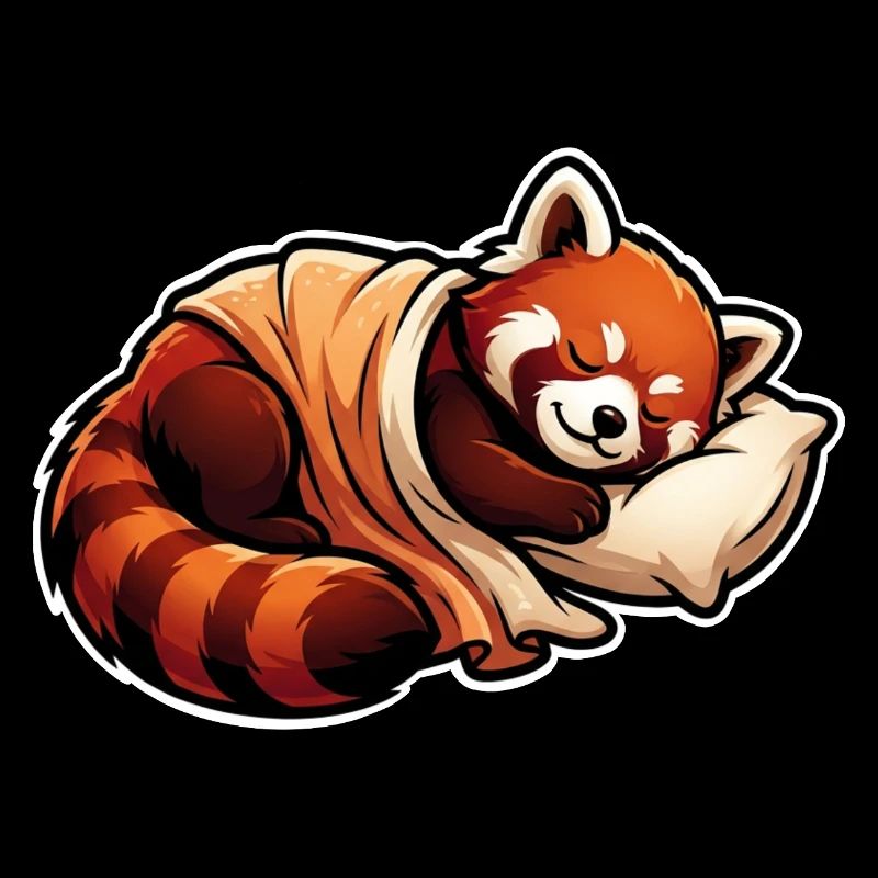 Schlafen Roter Panda