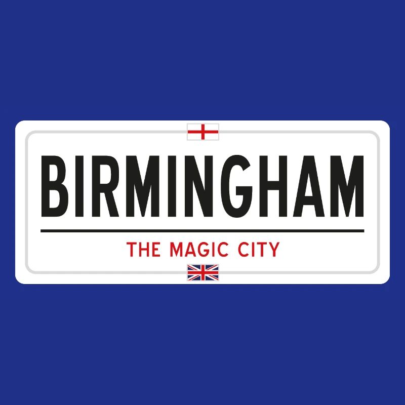 Panneau de nom de lieu de Birmingham