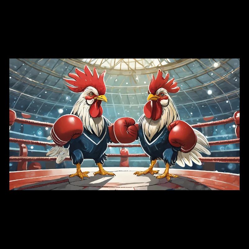 Jeu de mots : expression ambiguë – Kampfhähne (gamecocks)