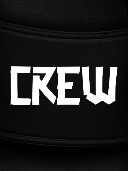 Crew Gaffer Kleingedrucktes Weiß