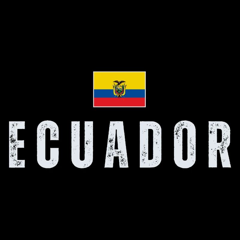Ecuador flag, I love Ecuador