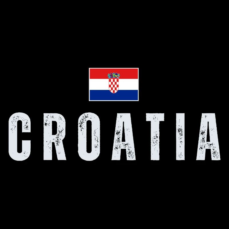 Drapeau croate, j’adore la Croatie