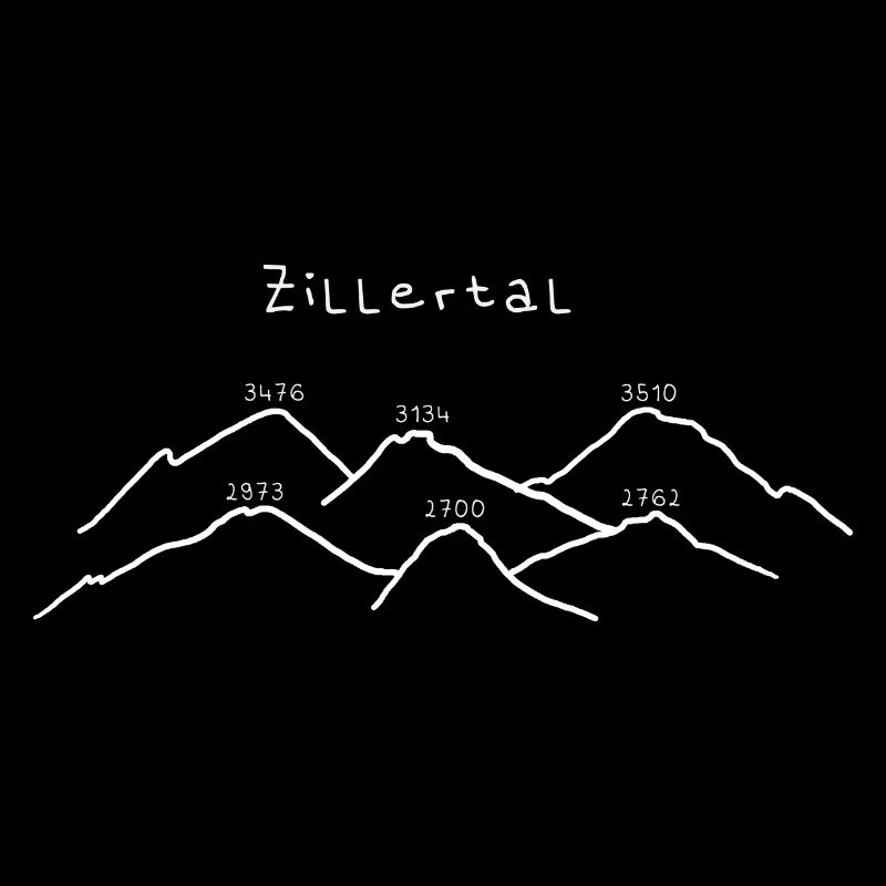 Zillertal - Berge mit Höhenmetern