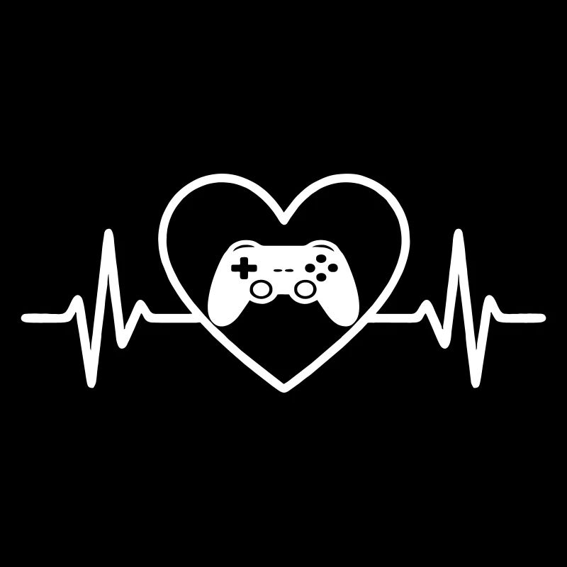 Videospiele Gamer Herz-Controller