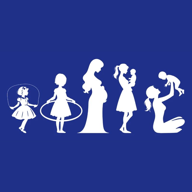 Evolution Mama Muttertag kind Familie