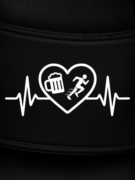 Heart Beer Running Humor