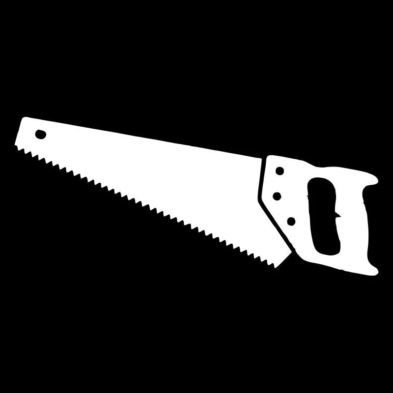 Hand Saw Fox Tail Wood Clean