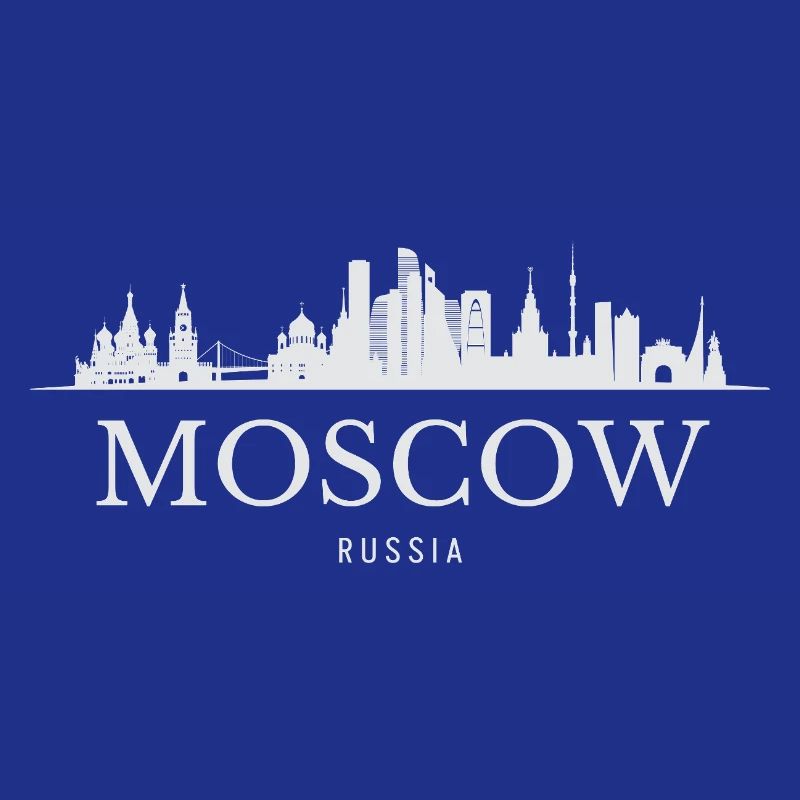 Silhouette de Moscou, Moscou Russie
