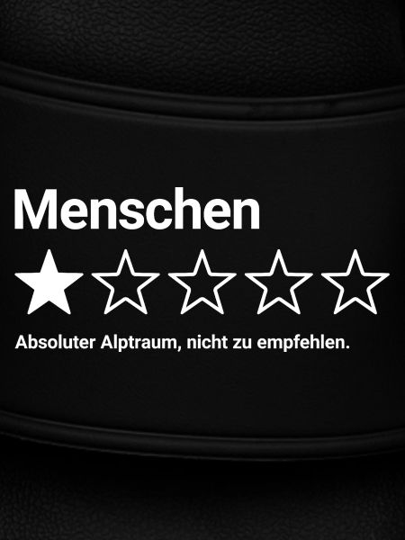 1-Stern-Bewertung auf Menschen