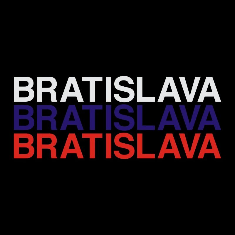 BRATISLAVA Slovakia Slowakei Flagge