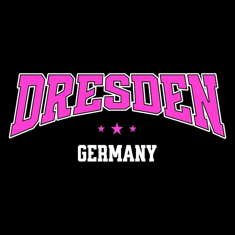Dresden Germany Pink College Design