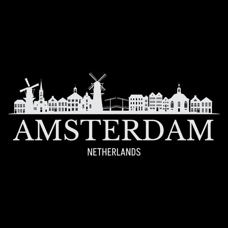 Amsterdam skyline, Amsterdam Netherlands