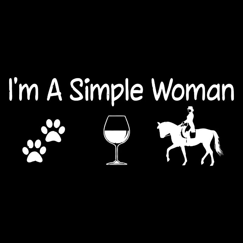 Ich bin eine einfache Frau: Reiterin & Wein