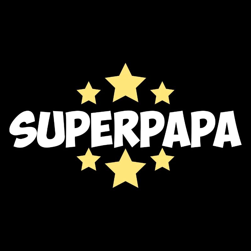 Superpapa Sterne Vatertag Spruch