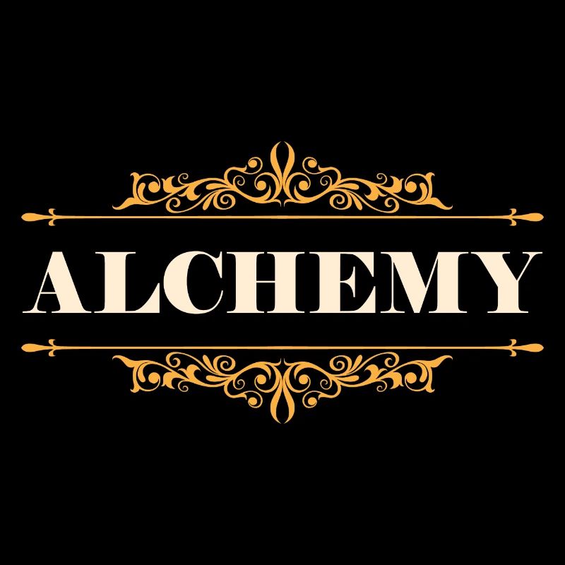 Alchemy lettering