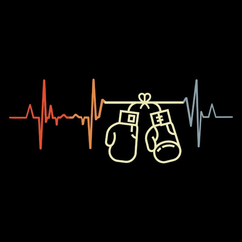 Vintage Boxer Cardiogram