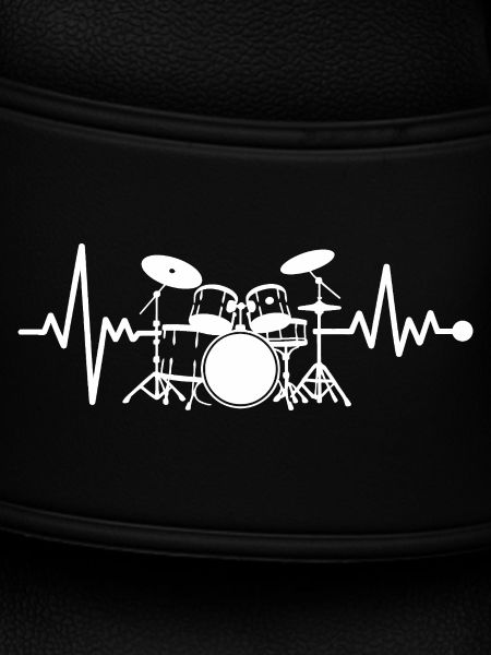Herzschlag Drumset Kunst