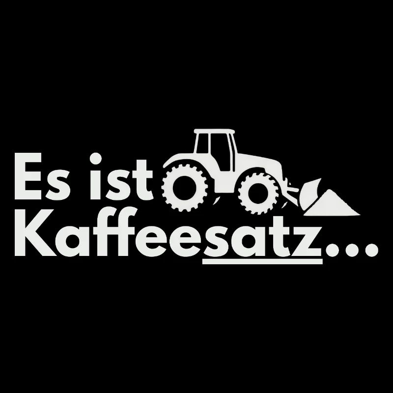 Kaffee-Ernte Traktor Motiv