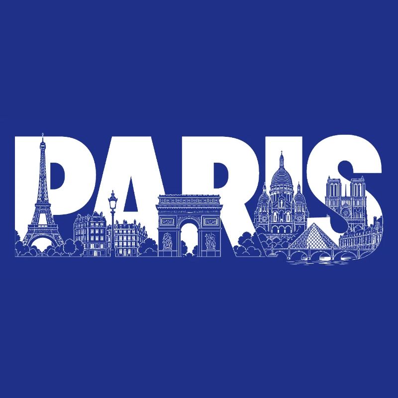 Paris Frankreich Eiffelturm Triumphbogen 