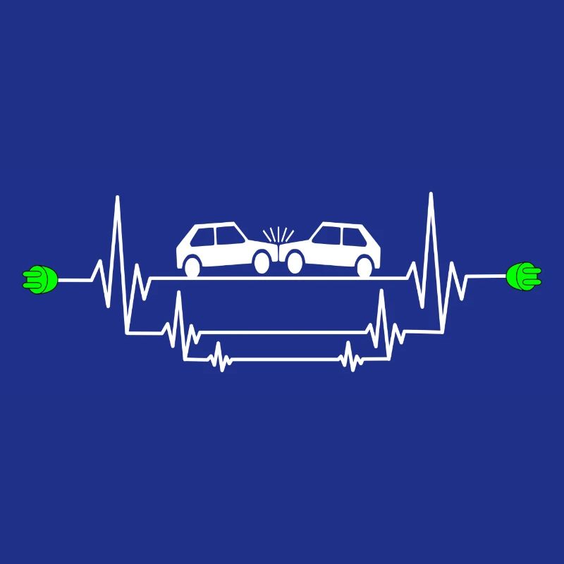 Gefährlicher E-Auto Unfall