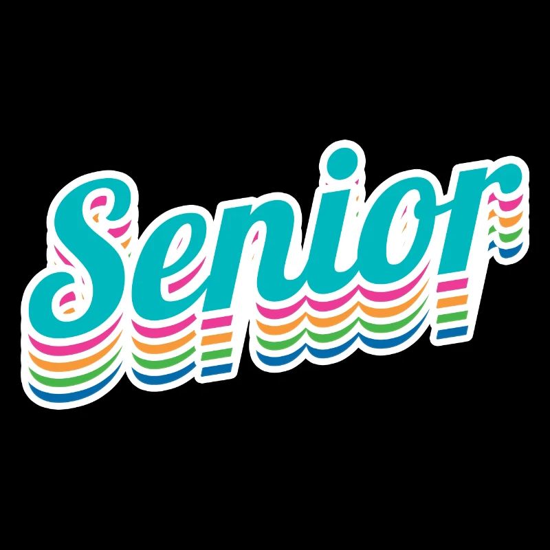 Senior - Student Class Retro Graduation Party Geschenk