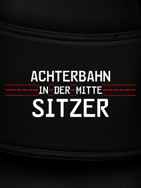 Achterbahnindermittesitzer