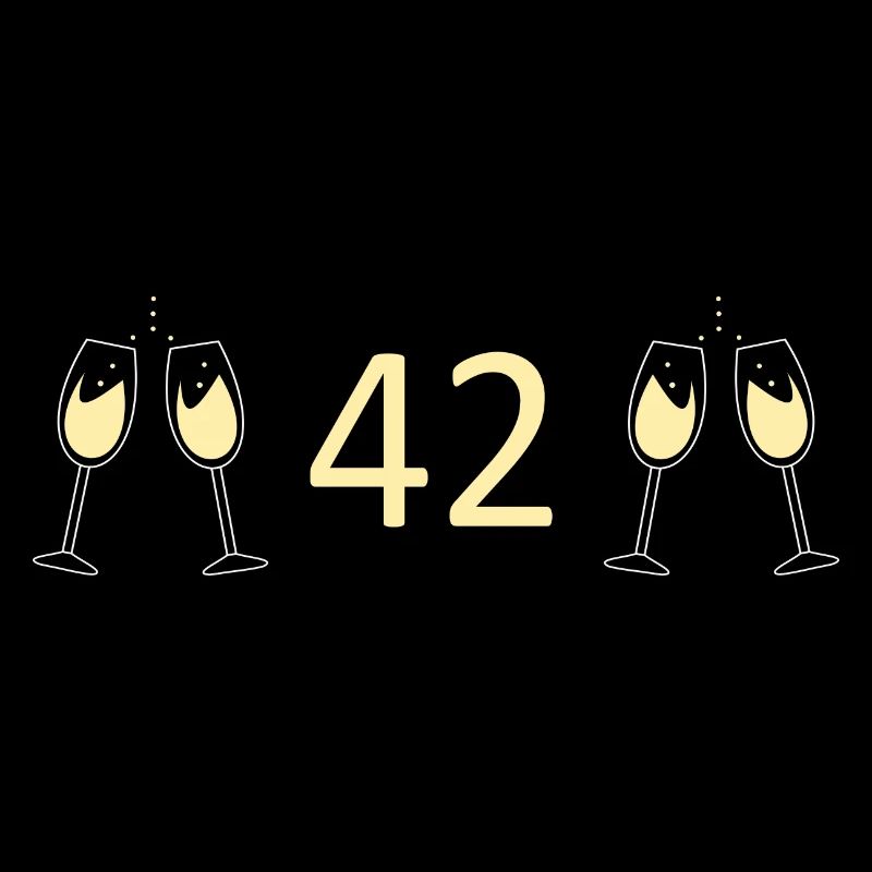 42e anniversaire 42 ans 42 ans numéro 42