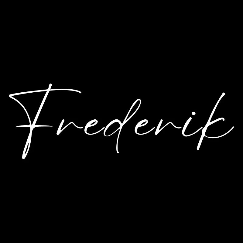 Frederik Name T-Shirt Geschenk Männer